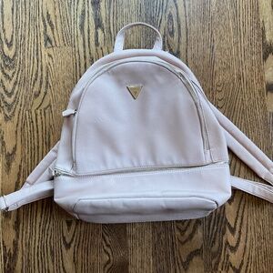 Guess Soft Pink Faux Leather Backpack - image 1